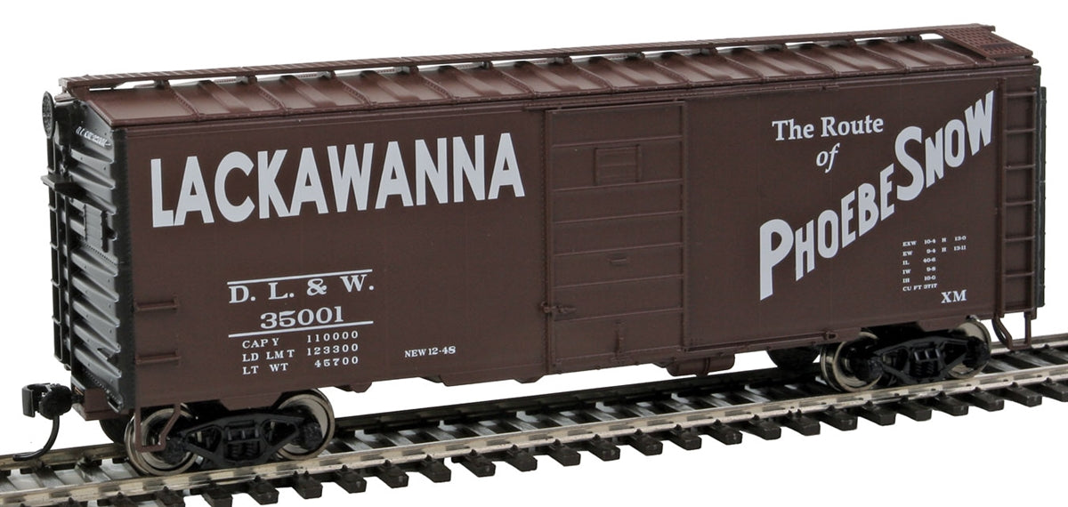 Walthers 910-2367 HO Delaware, Lackawanna & Western 40' PS-1 Boxcar #35001