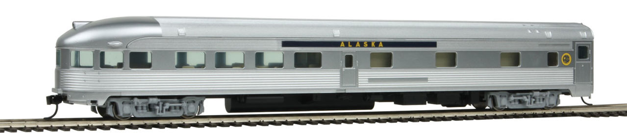Walthers 910-30360 HO Scale Alaska Railroad 85' Budd Observation Car