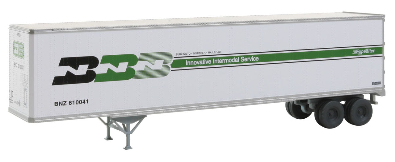 Walthers 949-2207 HO Burlington Northern 45' Stoughton Trailer (Pack of 2)