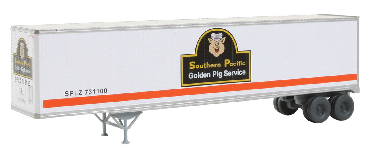 Walthers 949-2210 HO Southern Pacific 45' Stoughton Trailer 2-Pack - Assembled
