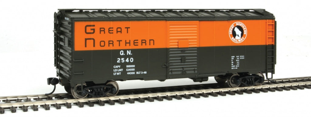 Walthers 910-1767 HO Great Northern 40' AAR 1948 Boxcar #2540