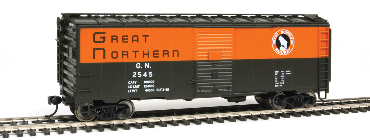 Walthers 910-1768 HO Great Northern 40' AAR 1948 Boxcar - Ready to Run #2545