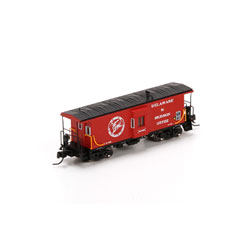 Athearn 23287 N Delaware and Hudson Bay Window Caboose #35722