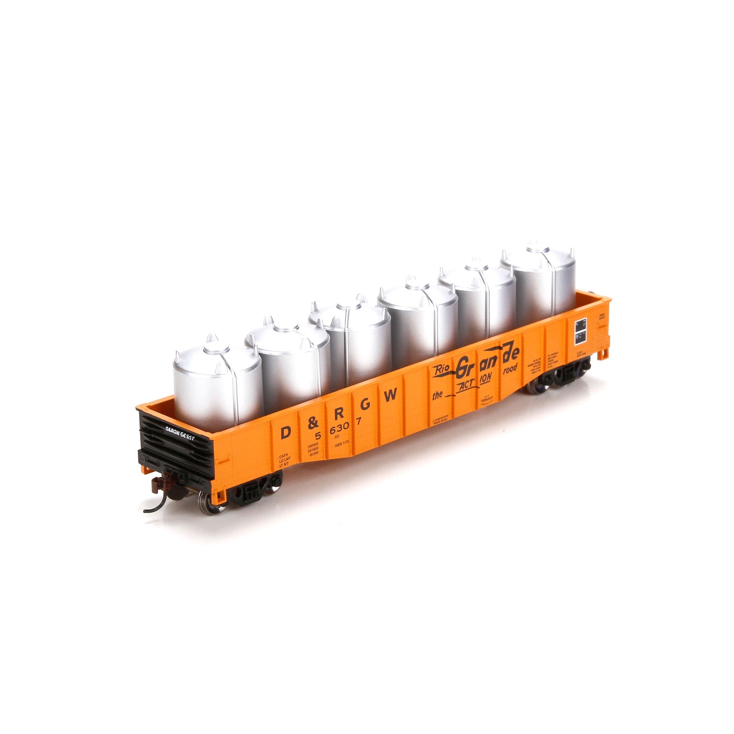 Athearn 29340 HO Denver and Rio Grande Western 50' Gondola #56307