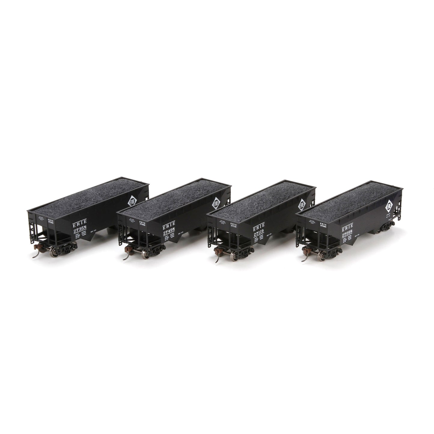 Athearn 70216 HO Erie 34' Offset Hopper #1 (Set of 4)