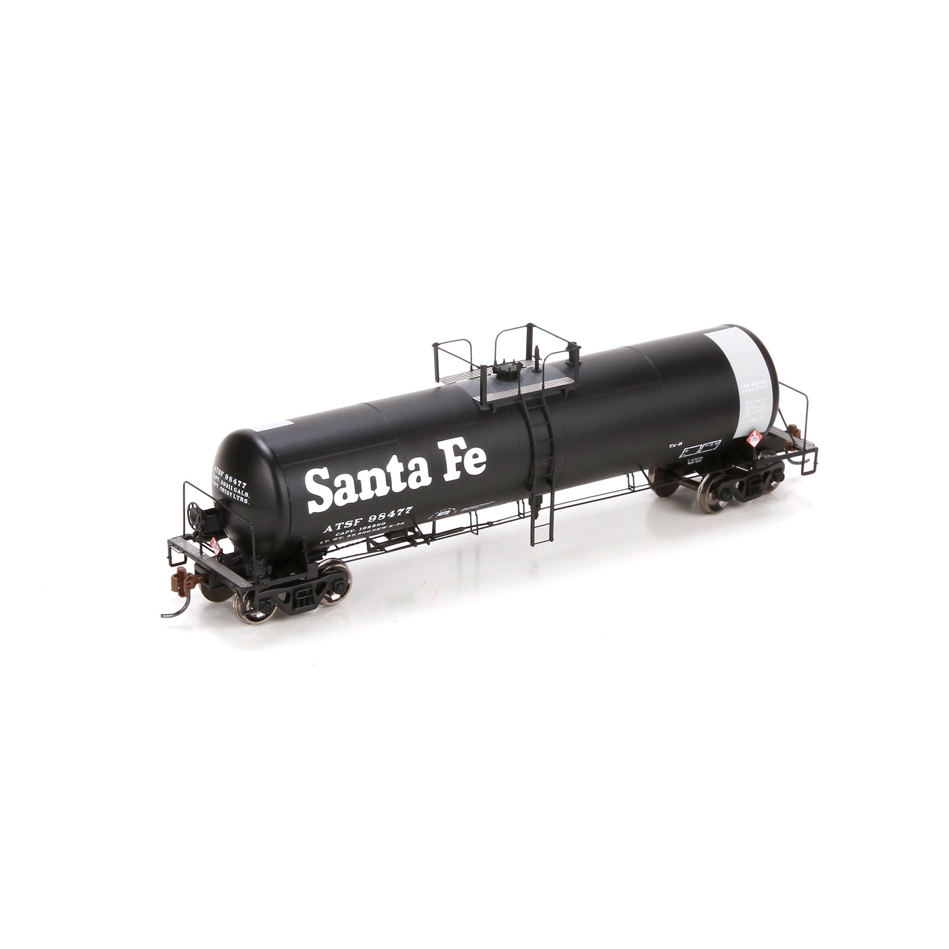Athearn 73970 HO Santa Fe RTC 20K General Service Tank Car # 98477
