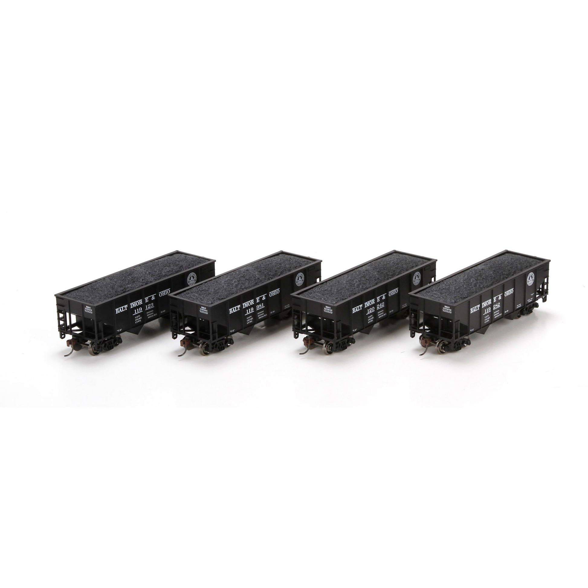 Athearn 79501 HO Baltimore and Ohio 34' Ribbed Hopper #1 (4)