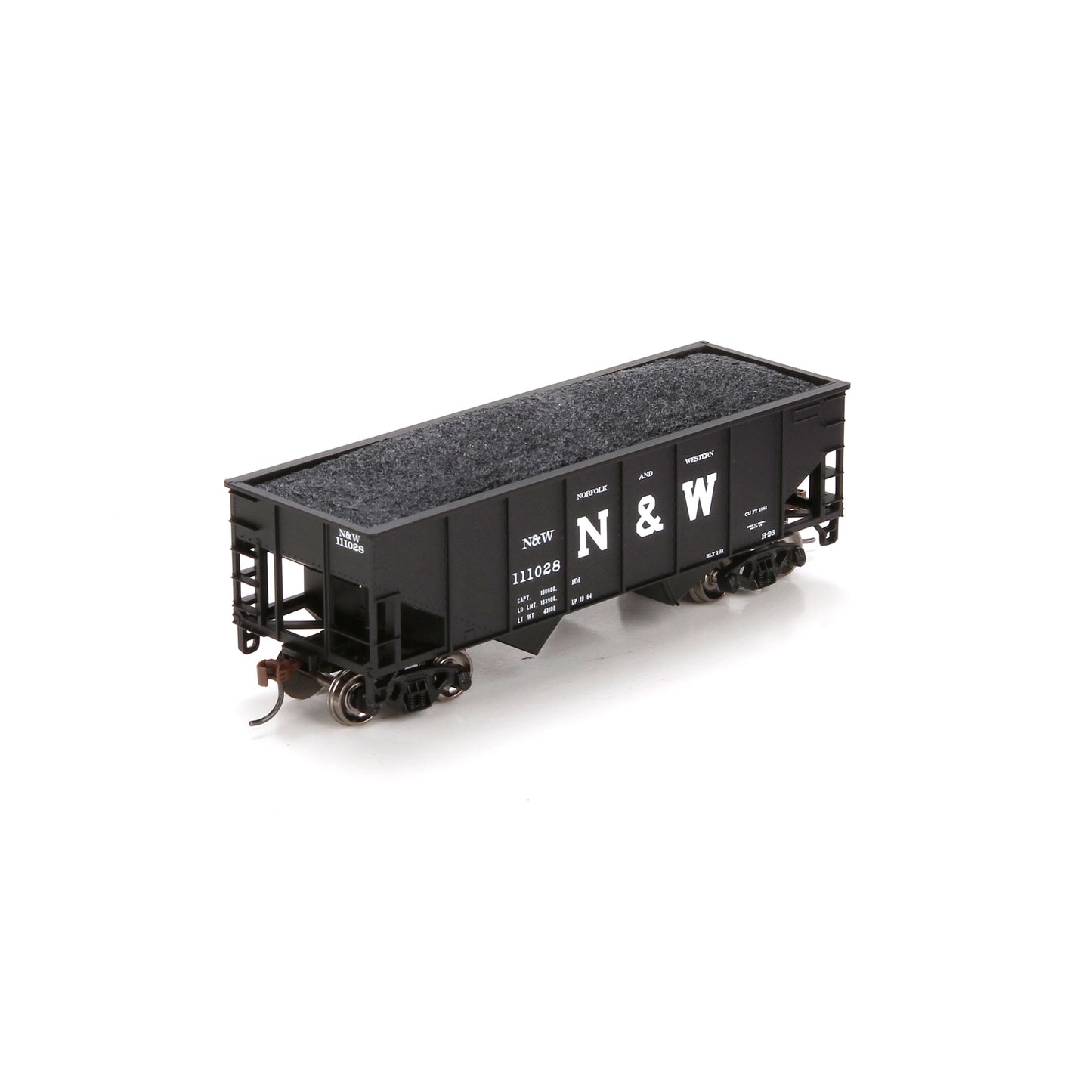 Athearn 79512 HO Norfolk and Western 34' Ribbed Hopper #111028