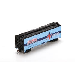 Athearn 86052 HO Needham 40'''' Steel Reefer Blue #60448 Freight Car