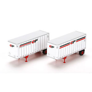 Athearn 91052 HO CF 28' Trailers with Dolly #2 (2)