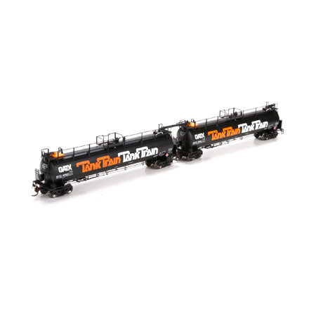 Athearn G67852 HO GATX TankTrain A/B Set Now/Early #48614 #48626