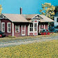American Model Builders 638 Laser Art Springfield Depot N Scale Kit 3x1.25x1.25