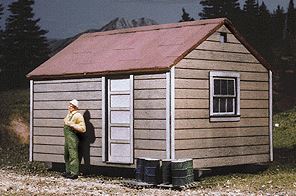 American Model Builders 79 Laser Art Long Bell Shack 3x2.25x2.25