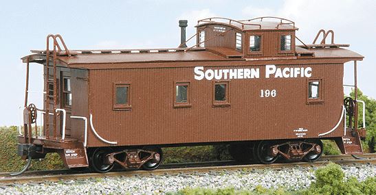 American Model Builders 876 Laser Art SP C-30-1 Modern Wood Caboose HO Scale Kit