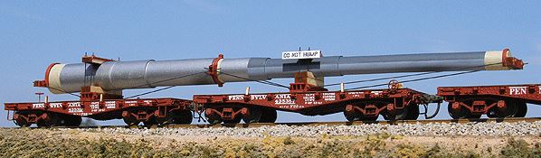 American Model Builders 215 Laser Art Naval Load for 30' Flatcar HO Scale Kit