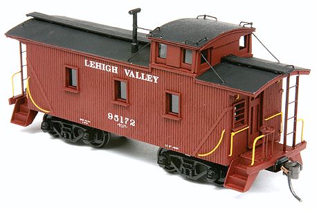 American Model Builders 878 Laser Art LV Late 25' with Wood Caboose HO Scale Kit