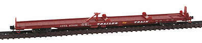 Trainworx Inc 28545-14 N Trailer-Train CTTX Pullman-Standard 85' Flatcar #2