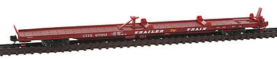 Trainworx Inc 28545-15 N Trailer-Train CTTX Pullman-Standard 85' Flatcar #3