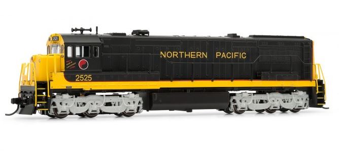 Arnold HN2214 N Northern Pacific GE Class U25C Diesel Locomotive #2525