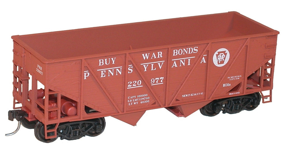 Accurail 1224 HO Pennsylvania Railroad Twin Hopper 3 Car Set