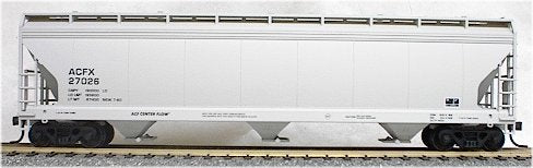 Accurail 2100 HO Penn Central/Light Gray ACF 3-Bay Centerflow Hopper Kit