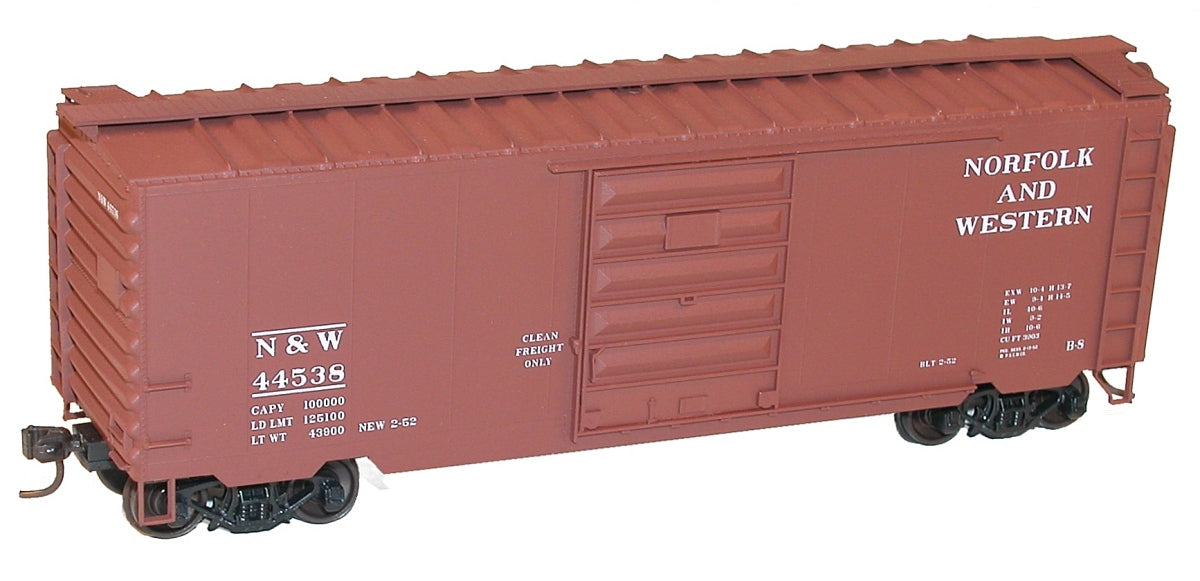 Accurail 3453 HO Norfolk & Western Playstation One Steel Boxcar Kit