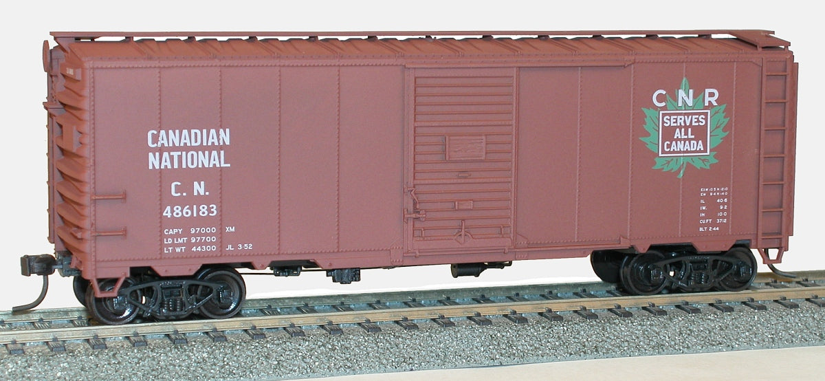 Accurail 35089 HO Canadian National AAR 40' Steel Boxcar Kit