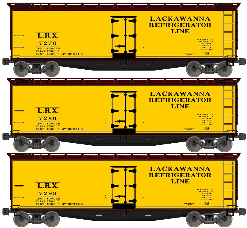 Accurail 48504 HO Lackawanna 40' Wood Reefer