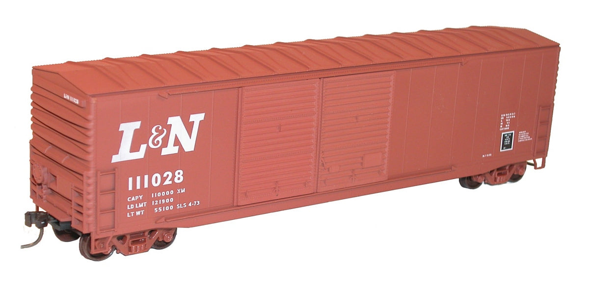 Accurail 5917 HO Louisville and Nashville/Red 50' Welded Double Door Box Car Kit