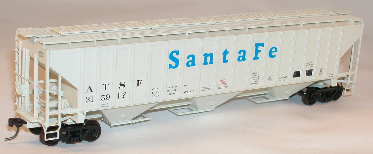 Accurail 8071 HO Athearn Santa Fe Pullman-Standard 4750 Covered Hopper 3 Car Set