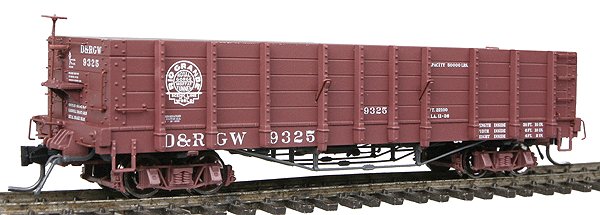 Blackstone Models 340415 HOn3 DRGW 1000 Series High Side Gondola #9325