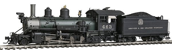 Blackstone Models 310110WS HOn3 DRGW K-27 Weathered Steam Loco w/Sound/DCC #463