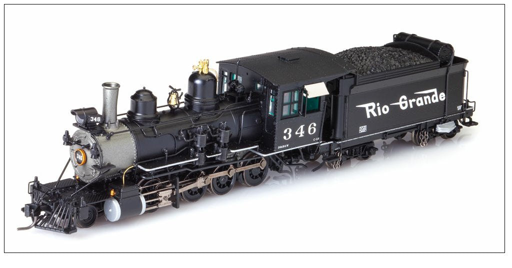 Blackstone Models 310210S HOn3 DRGW C-19 2-8-0 Steam Locomotive w/Sound/DCC #346