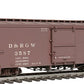 Blackstone Models 340132W HOn3 DRGW 3000 Series 30' Weathered Boxcar #3587
