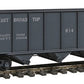 Blackstone Models 340701W HOn3 East Broad Top 3-Bay Hopper #814 - Weathered