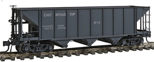 Blackstone Models 340701W HOn3 East Broad Top 3-Bay Hopper #814 - Weathered
