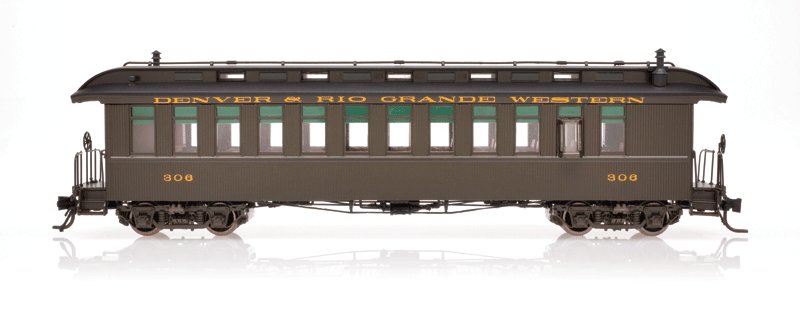 Blackstone Models 350112 HOn3 D&RGW Chili Line Jackson & Sharp Coach (Set of 3)
