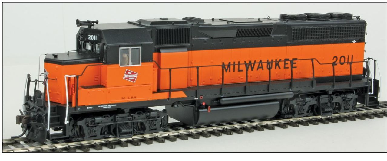 Atlas 10001688 HO Milwaukee Road EMD GP40 Low Nose Diesel Engine #2011