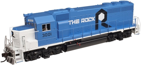 Atlas 10001693 HO Rock Island EMD GP40 Low Nose Diesel Engine #3001