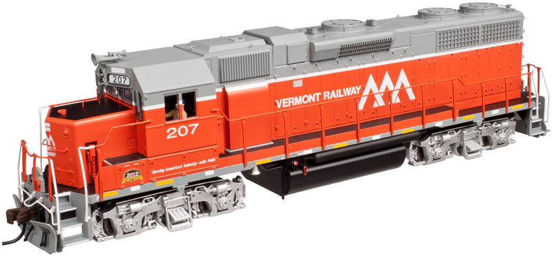 Atlas 10001708 HO Vermont Railway EMD GP38 Low Nose Early Version Diesel #207
