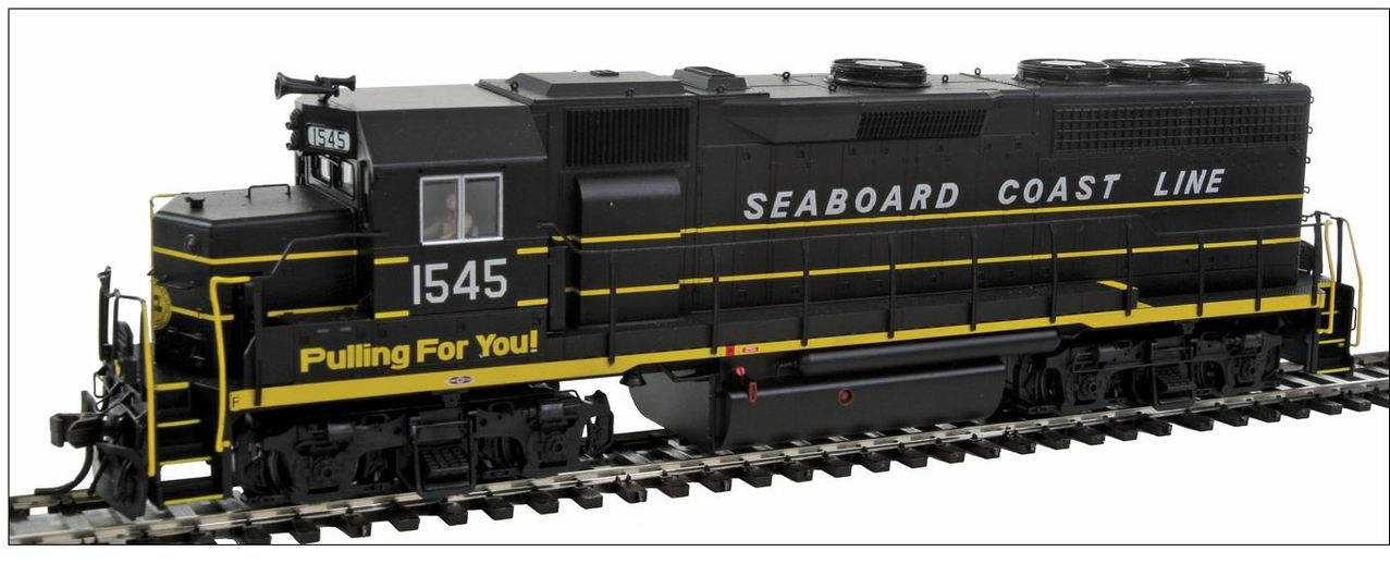 Atlas 10001719 HO Seaboard Coast Line EMD GP40 Low Nose Diesel Engine #1545