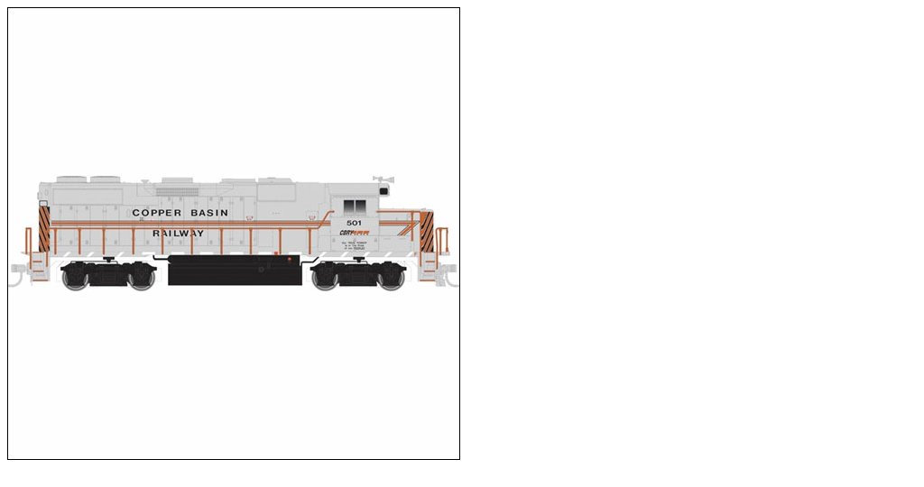 Atlas 10001787 HO Copper Basin Railway GP39-2 Diesel Engine #501