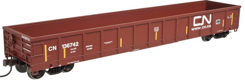 Atlas 20002942 HO Canadian National Evans 52' Gondola #136647