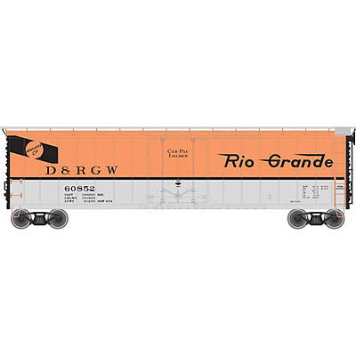 Atlas 20002967 HO Denver & Rio Grande Western 50' Plug-Door Boxcar #60825