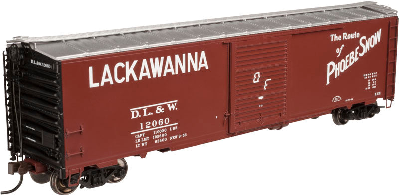 Atlas 20003382 HO Lackawanna 50' Single Door Box Car #12060