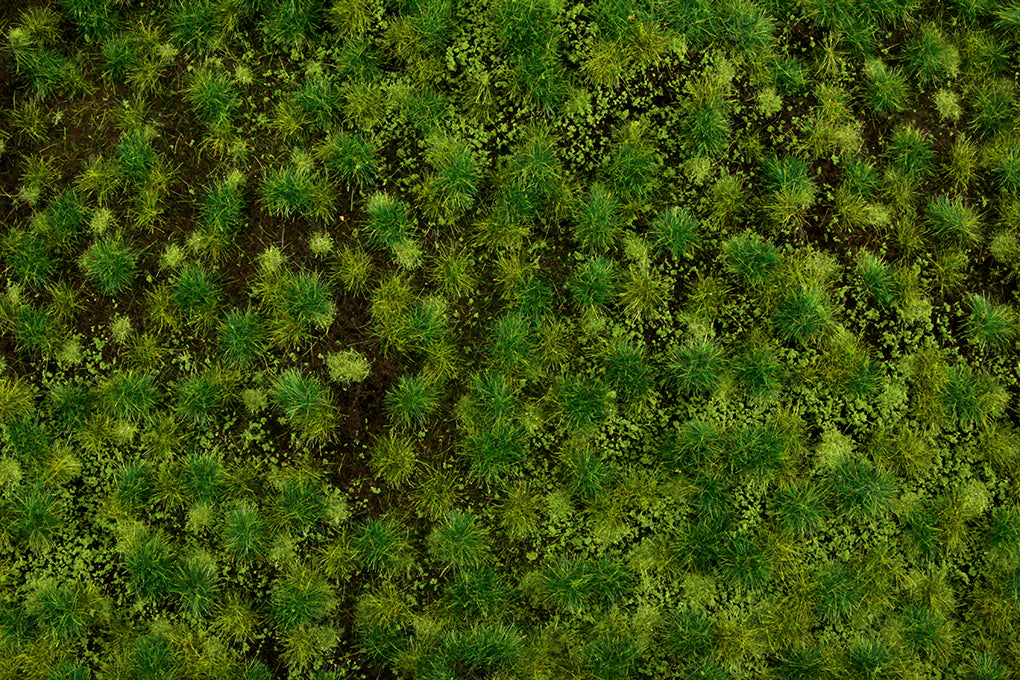 Bachmann 32922 Scene Scapes 11.75"x7.5" Medium Green Tufted Grass Mat
