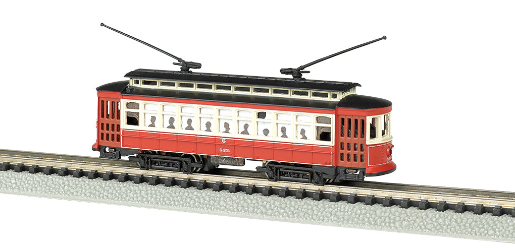 Bachmann 61091 N Chicago Brill Trolley - Standard DC