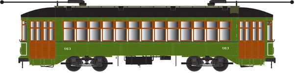 Bowser 12838 HO New Orleans RTA Perley Thomas 2-Truck Streetcar Sound & DCC #913