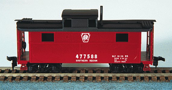 Bowser 55022 HO PRR Southern Region N-5 All-Steel Caboose Kit #477588
