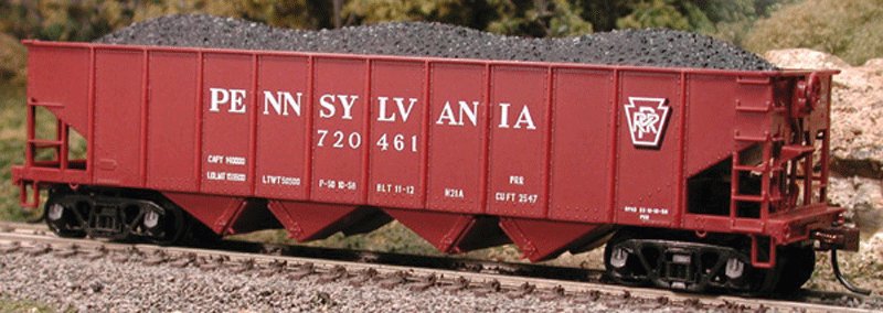 Bowser 40774 HO Pennsylvania Railroad H21a 4-Bay Hopper Executive Line #177107